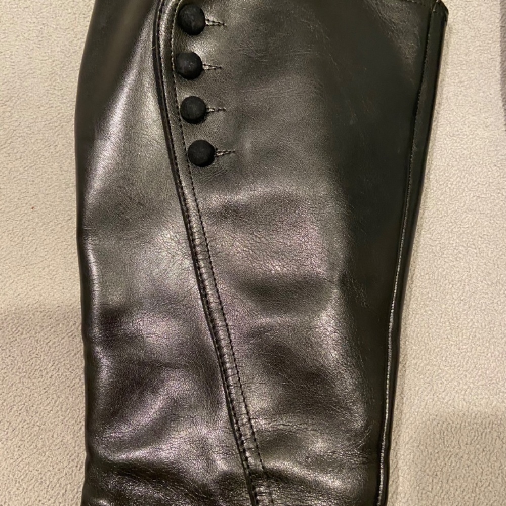 Liz Claiborne Black Knee-High Boots, Size 9, 3” Heel - Picture 2 of 10